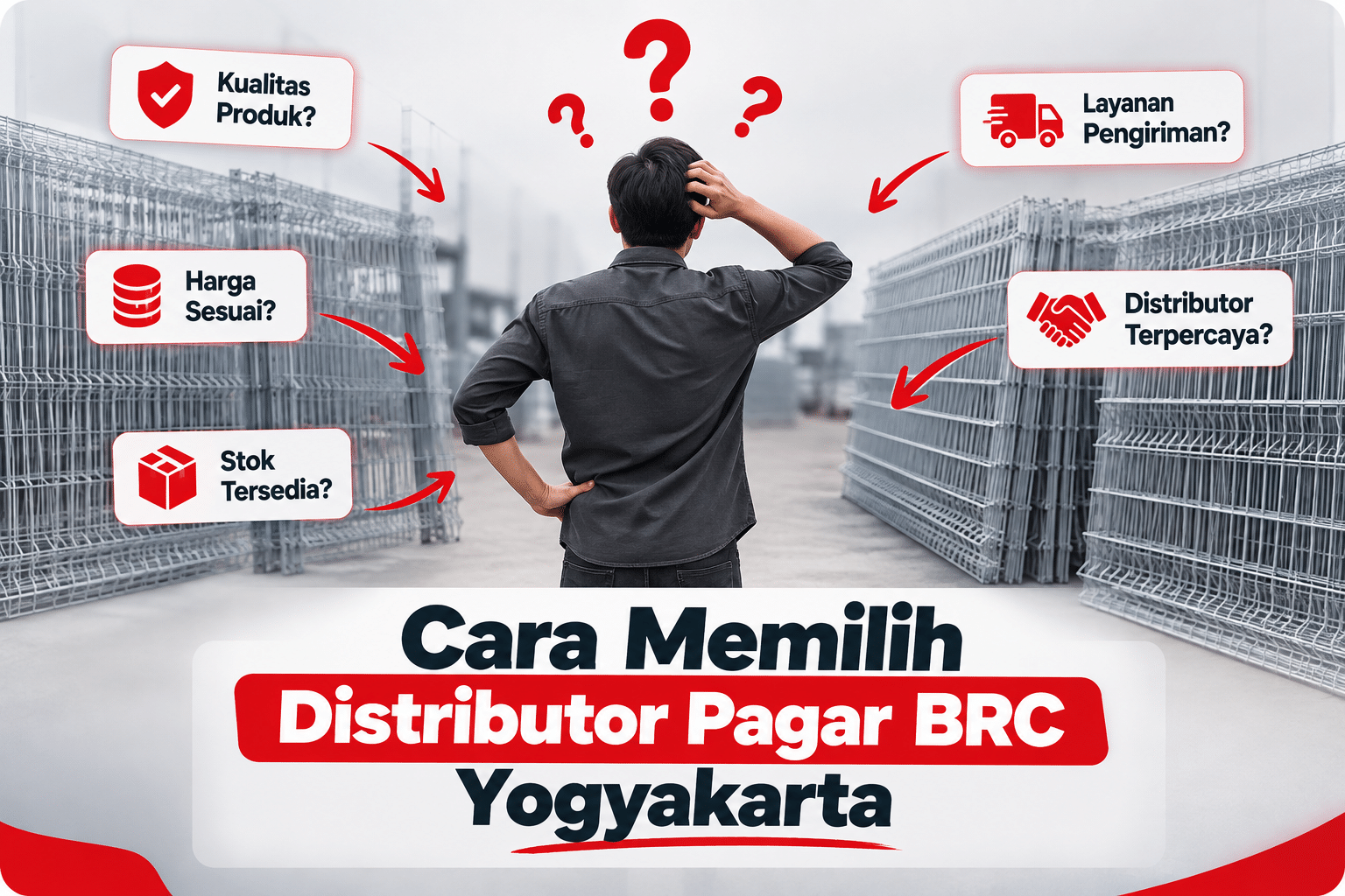 Cara Pilih Distributor Pagar BRC